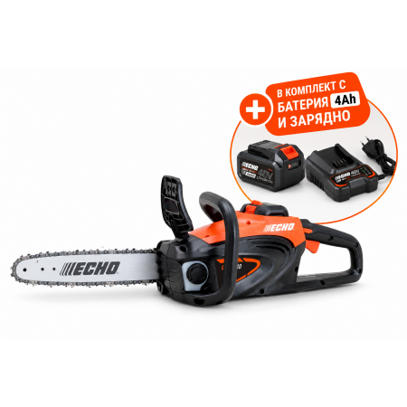 Акумулаторен трион ECHO DCS-310 - комплект батерия 4Ah и зарядно
